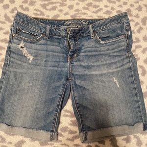 American eagle jean shorts